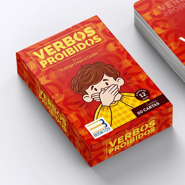 Jogo de cartas Verbos Proibidos